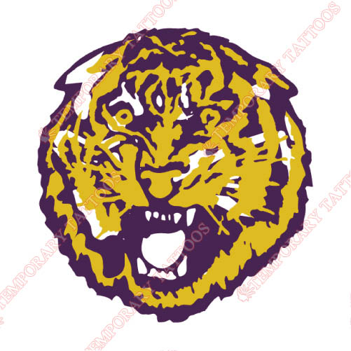 LSU Tigers Customize Temporary Tattoos Stickers NO.4915